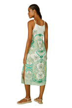 Cargar imagen en el visor de la galería, Model Back: Blueman Falda De Playa Vestido Mikaela Azulejaria