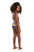 Cargar imagen en el visor de la galería, Model Back: Blueman Bañador Niña De Una Pieza Maio Elsa Ceu De Flor
