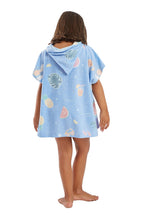 Cargar imagen en el visor de la galería, Model Back: Blueman Toalla De Playa Poncho Mini Surfer Sticker