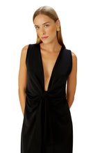 Cargar imagen en el visor de la galería, Image 02: Blueman Vestido De Playa Vestido Saia Sobreposta Preto