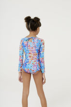 Cargar imagen en el visor de la galería, Model Back: Blueman Bañador Niña De Una Pieza Maio Amber Escama Inf