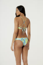 Cargar imagen en el visor de la galería, Model Back: Blueman Sostén Top Bardot Pacifico Polen
