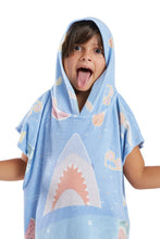 Cargar imagen en el visor de la galería, Image 08: Blueman Toalla De Playa Poncho Mini Surfer Sticker