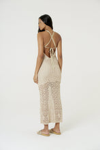 Cargar imagen en el visor de la galería, Model Back: Blueman Vestido De Playa Vestido Longo Tricot Lurex