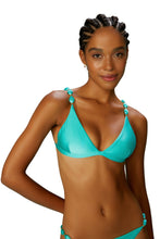 Cargar imagen en el visor de la galería, Gallery: Blueman Sostén Top Turquesa Drops