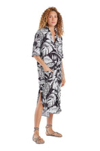 Cargar imagen en el visor de la galería, Image 02: Blueman Vestido Camidero Vestido Chemise Recortes Eclipse