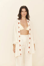 Cargar imagen en el visor de la galería, Gallery: Blueman Caftán / Cubrir Kimono Jade Offwhite