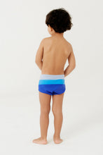 Cargar imagen en el visor de la galería, Model Back: Blueman Traje De Baño Chico Sunga Army Crepusculo Ver24 Azul Inf