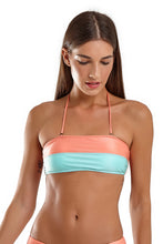 Cargar imagen en el visor de la galería, Image 06: Blueman Sostén Top Bicolor Zig Laranja
