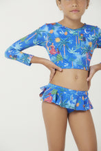 Cargar imagen en el visor de la galería, Image 05: Blueman Traje De Baño De Dos Piezas Para Niña Biquini Peteca Simpatia Inf