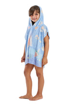 Cargar imagen en el visor de la galería, Image 07: Blueman Toalla De Playa Poncho Mini Surfer Sticker