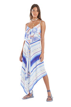 Cargar imagen en el visor de la galería, Model Front: Blueman Falda De Playa Saia Canga Mare Alta