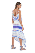 Cargar imagen en el visor de la galería, Model Back: Blueman Falda De Playa Saia Canga Mare Alta