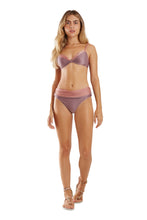 Cargar imagen en el visor de la galería, Image 05: Blueman Sostén Top Bardot Bicolor Roxo