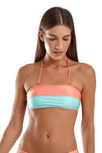 Cargar imagen en el visor de la galería, Image 06: Blueman Sostén Top Bicolor Zig Laranja