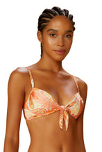 Cargar imagen en el visor de la galería, Gallery: Blueman Sostén Top Florest-Salmao Bardot