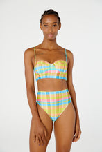 Cargar imagen en el visor de la galería, Model Front: Blueman Sostén Top Laise Hot Xadrez Candy