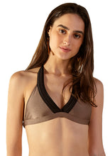 Cargar imagen en el visor de la galería, Gallery: Blueman Sostén Top Matelasse Caramelo Preto