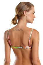 Cargar imagen en el visor de la galería, Image 07: Blueman Sostén Top Prainha Flower Power