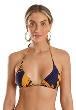 Cargar imagen en el visor de la galería, Gallery: Blueman Sostén Top Tahity Bold Leafs