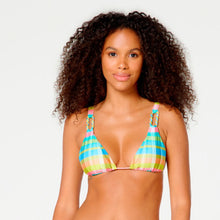 Cargar imagen en el visor de la galería, Gallery: Blueman Sostén Top Ubatuba Xadrez Candy