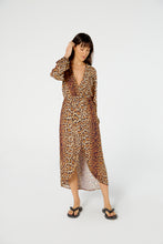 Cargar imagen en el visor de la galería, Image 03: Blueman Vestido De Playa Vestido Midi Manga Vivian Pintada