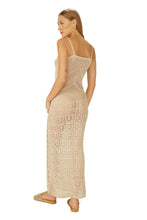 Cargar imagen en el visor de la galería, Model Back: Blueman Vestido De Playa Vestido Tricot Branco