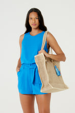 Cargar imagen en el visor de la galería, Image 03: Blueman Bolsa De Playa Bolsa Quadrada Juta Natural
