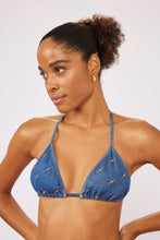 Cargar imagen en el visor de la galería, Gallery: Blueman Sostén Top Jeans Triangulo-Vies
