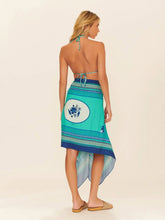Cargar imagen en el visor de la galería, Model Back: Blueman Falda De Playa Saia Canga Pescado
