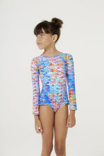 Cargar imagen en el visor de la galería, Model Front: Blueman Bañador Niña De Una Pieza Maio Amber Escama Inf
