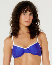 Cargar imagen en el visor de la galería, Gallery: Blueman Sostén Top Pepe Bias Arriba Azul
