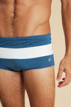 Cargar imagen en el visor de la galería, Image 05: Blueman Sunga / Boxer Sunga Army Crepúsculo Bicolor Liso Azul
