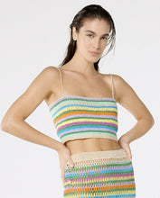 Cargar imagen en el visor de la galería, Gallery: Blueman Top De La Playa Top Crochet Listras
