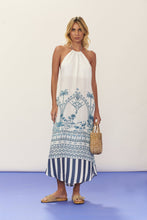 Cargar imagen en el visor de la galería, Model Front: Blueman Vestido De Playa Choker Dress From-Rio
