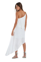 Cargar imagen en el visor de la galería, Model Back: Blueman Vestido De Playa Lilith Madeira Off White
