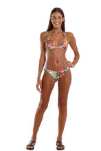 Cargar imagen en el visor de la galería, Model Front: Blueman Sostén Top Caribe Flower Power
