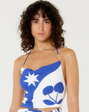 Cargar imagen en el visor de la galería, Gallery: Blueman Top De La Playa Blusa Top Cropped Degage Cerise
