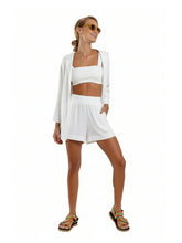 Cargar imagen en el visor de la galería, Model Front: Blueman Pantalones Cortos De Playa Short Sol Liso
