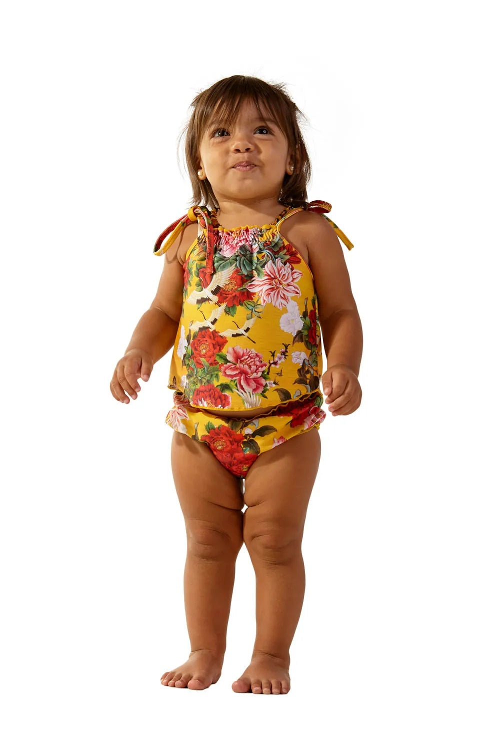 Model Front: Blueman Traje De Baño De Bebé Biquini Mel Baby Xangai