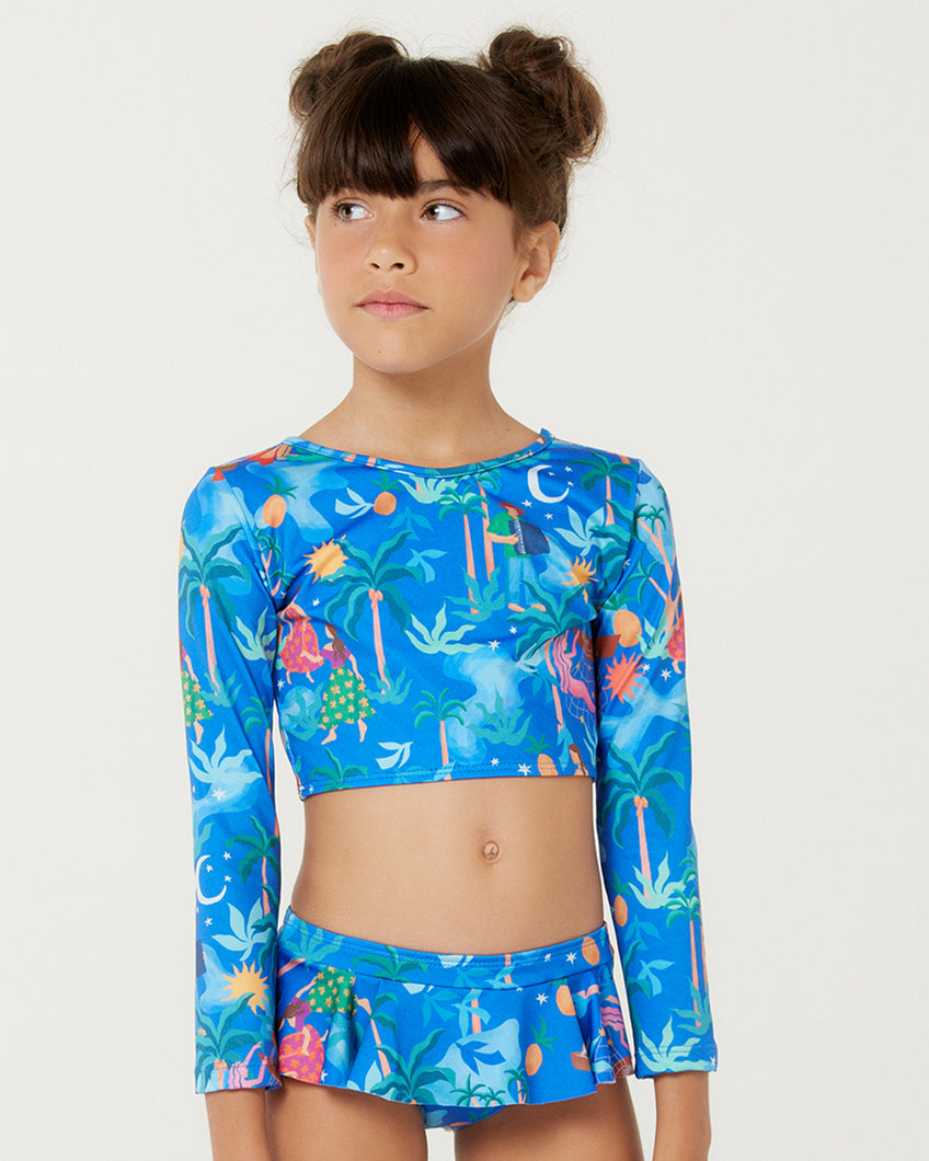 Gallery: Blueman Traje De Baño De Dos Piezas Para Niña Biquini Peteca Simpatia Inf