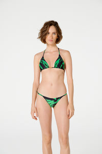 Model Front: Blueman Bragas Bottom Point Tie Dye Verde