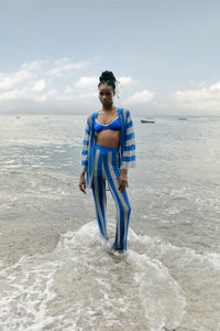 Image 08: Blueman Pantalones De Playa Calca Tricot Listras