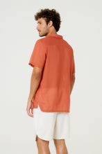 Cargar imagen en el visor de la galería, Model Back: Blueman Camisetas De Hombre Camisa Free Soft Marrom
