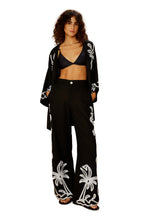 Cargar imagen en el visor de la galería, Image 03: Blueman Caftán / Cubrir Kimono Barrado Preto
