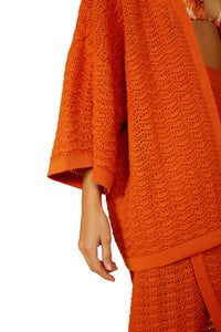 Image 05: Blueman Caftán / Cubrir Laranja-Tricot Kimono