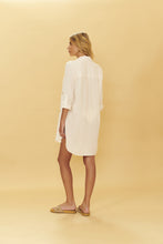 Cargar imagen en el visor de la galería, Model Back: Blueman Vestido Camidero Longsleeve Shirt Offwhite
