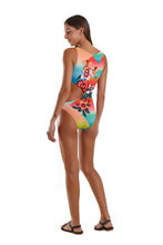 Cargar imagen en el visor de la galería, Model Back: Blueman Una Pieza Maio Body Flower Power
