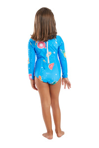 Model Back: Blueman Bañador Niña De Una Pieza Maio John Manga Longa Sticker