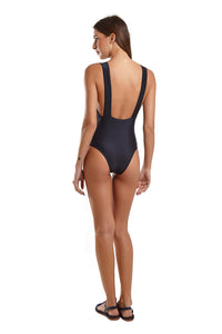 Model Back: Blueman Una Pieza Maio Jóia Preto
